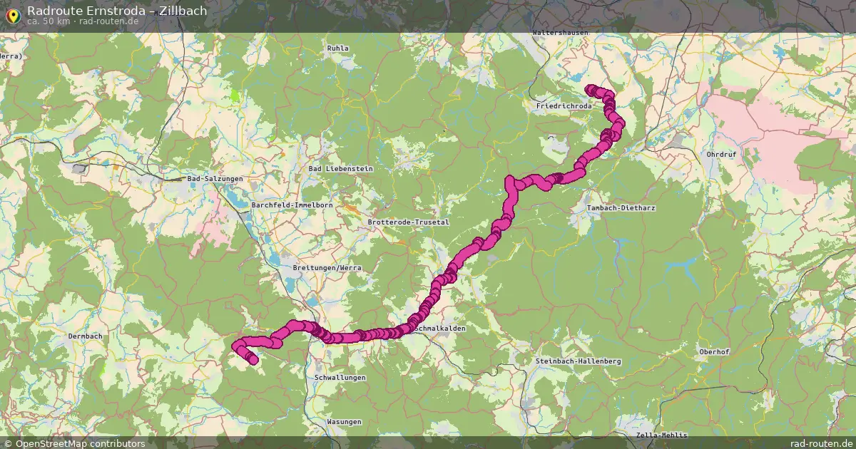 Radtour Ernstroda – Zillbach
