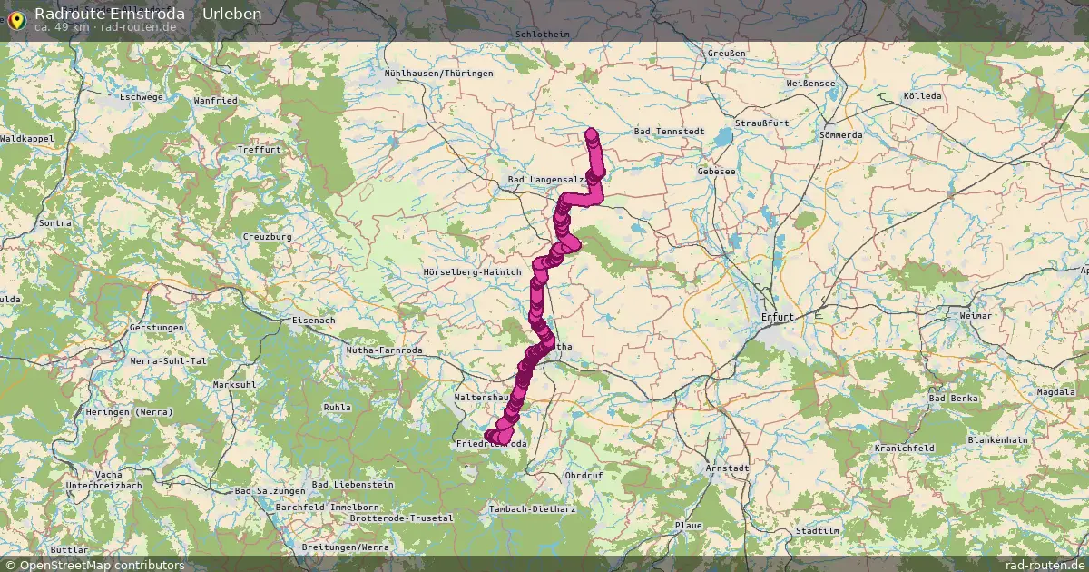 Radtour Ernstroda – Urleben