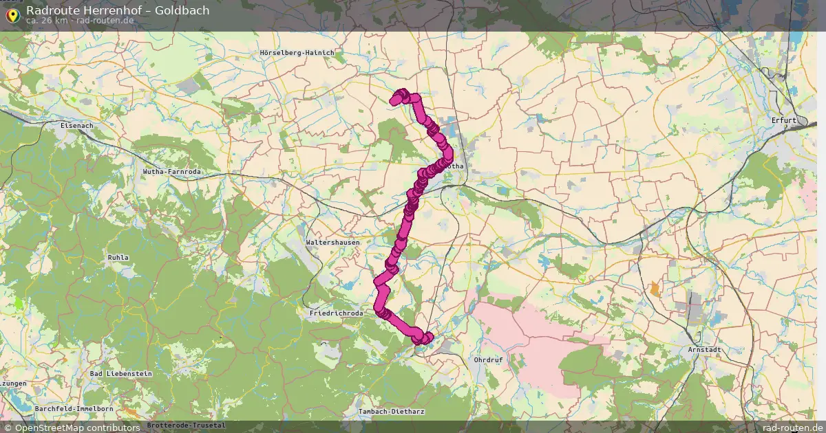 Radtour Herrenhof – Goldbach
