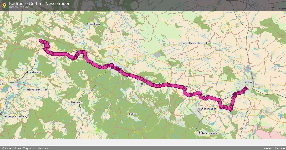Radtour Gotha – Nesselröden