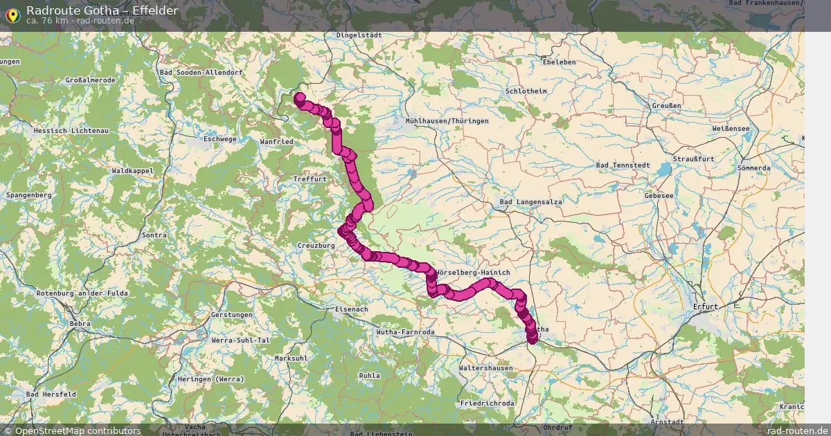 Radtour Gotha – Effelder