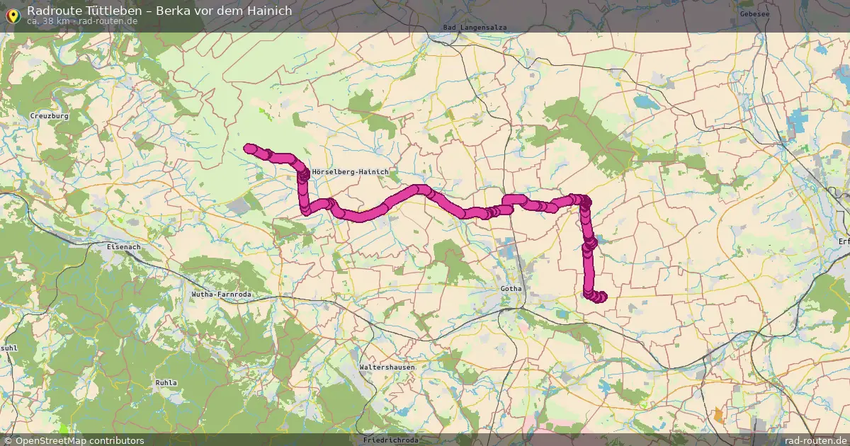 Radtour Tüttleben – Berka Vor Dem Hainich