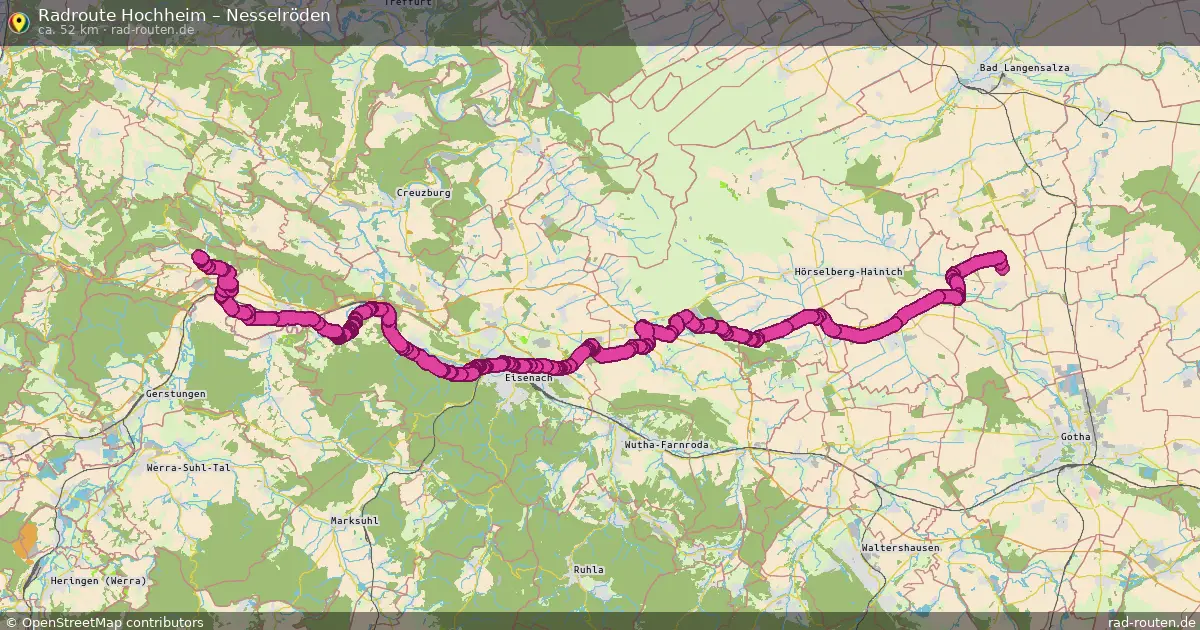 Radtour Hochheim – Nesselröden