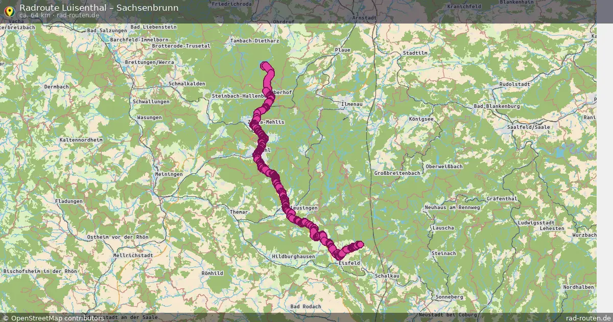 Radtour Luisenthal – Sachsenbrunn