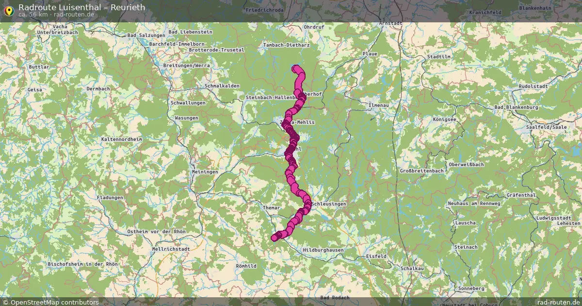 Radtour Luisenthal – Reurieth