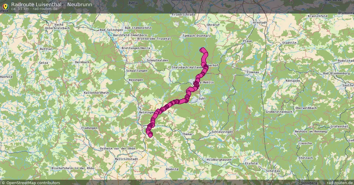 Radtour Luisenthal – Neubrunn