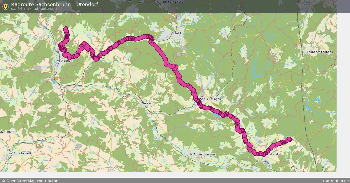 Radtour Sachsenbrunn – Utendorf