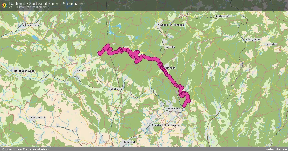 Radtour Sachsenbrunn – Steinbach