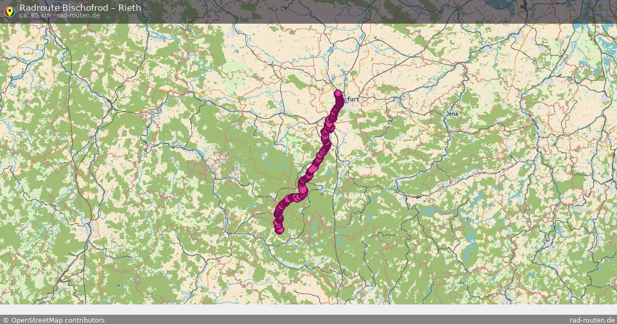 Radtour Bischofrod – Rieth