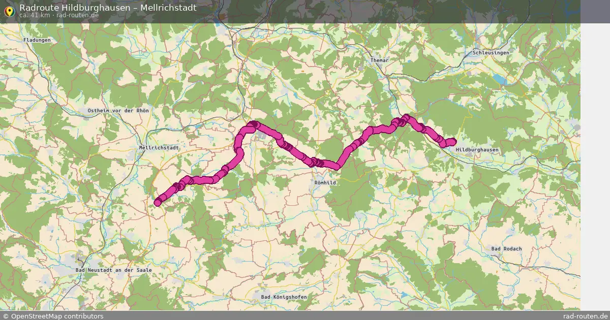 Radtour Hildburghausen – Mellrichstadt