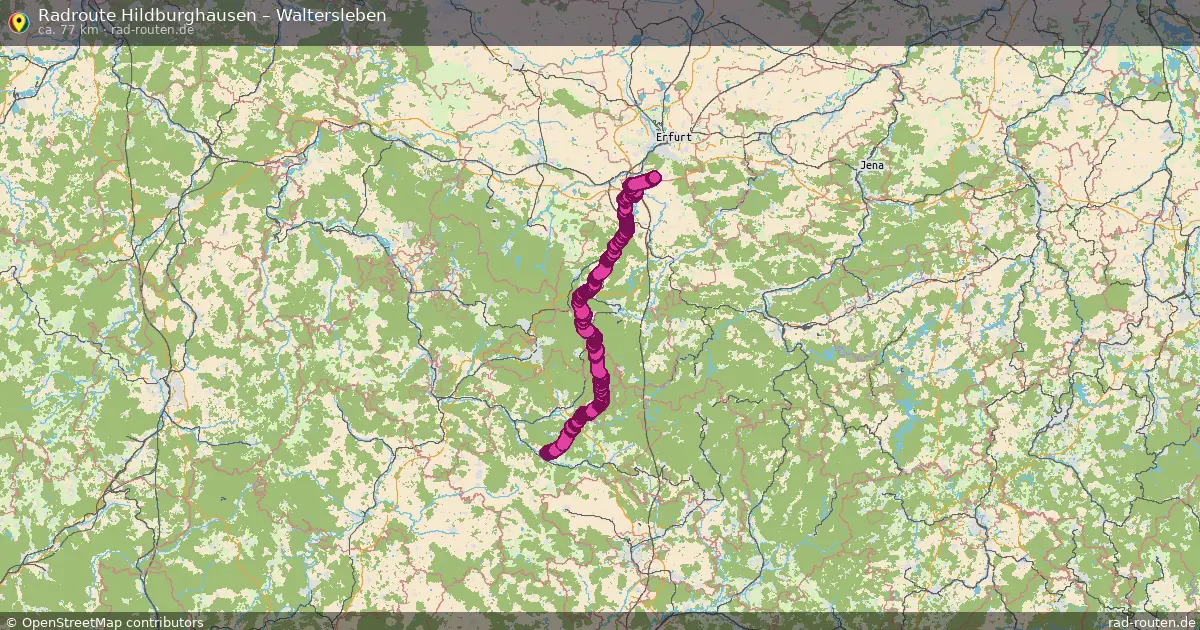 Radtour Hildburghausen – Waltersleben