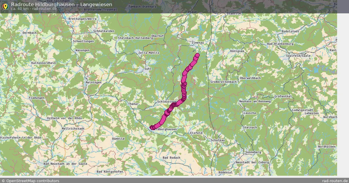 Radtour Hildburghausen – Langewiesen
