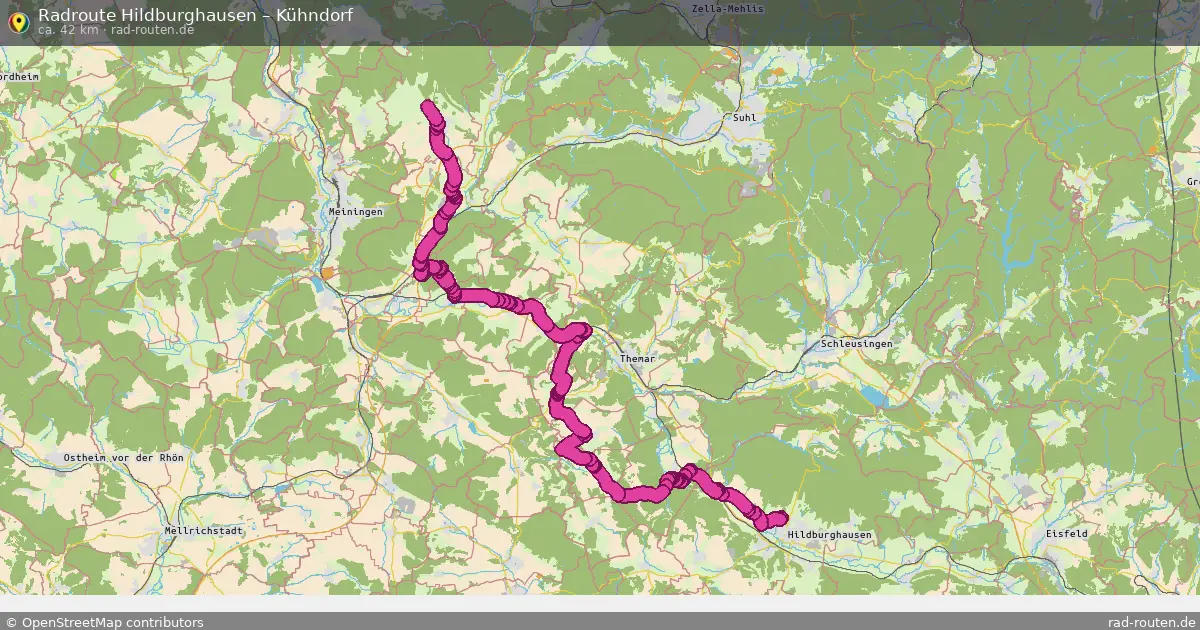 Radtour Hildburghausen – Kühndorf