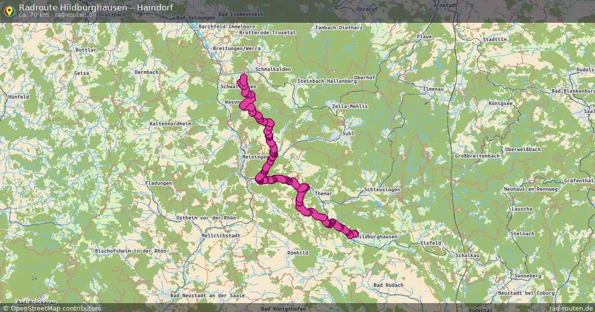 Radtour Hildburghausen – Haindorf