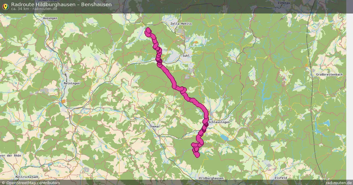 Radtour Hildburghausen – Benshausen