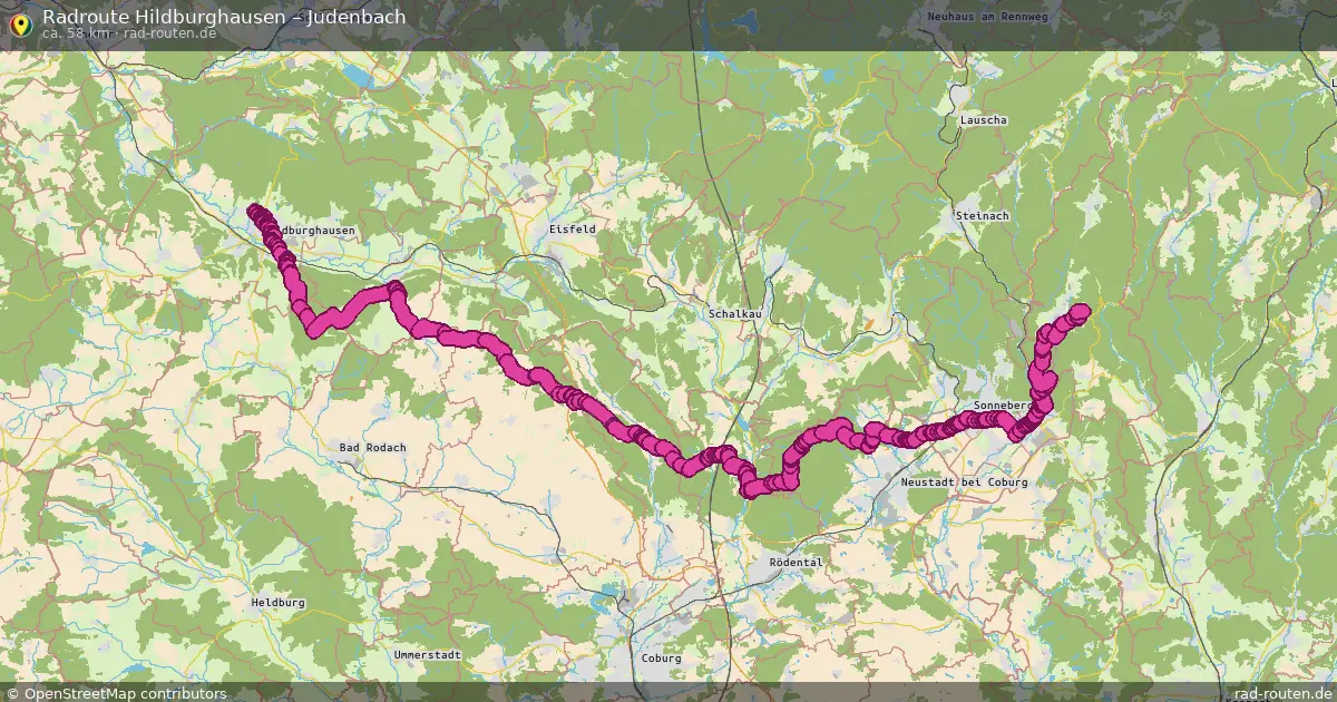 Radtour Hildburghausen – Judenbach