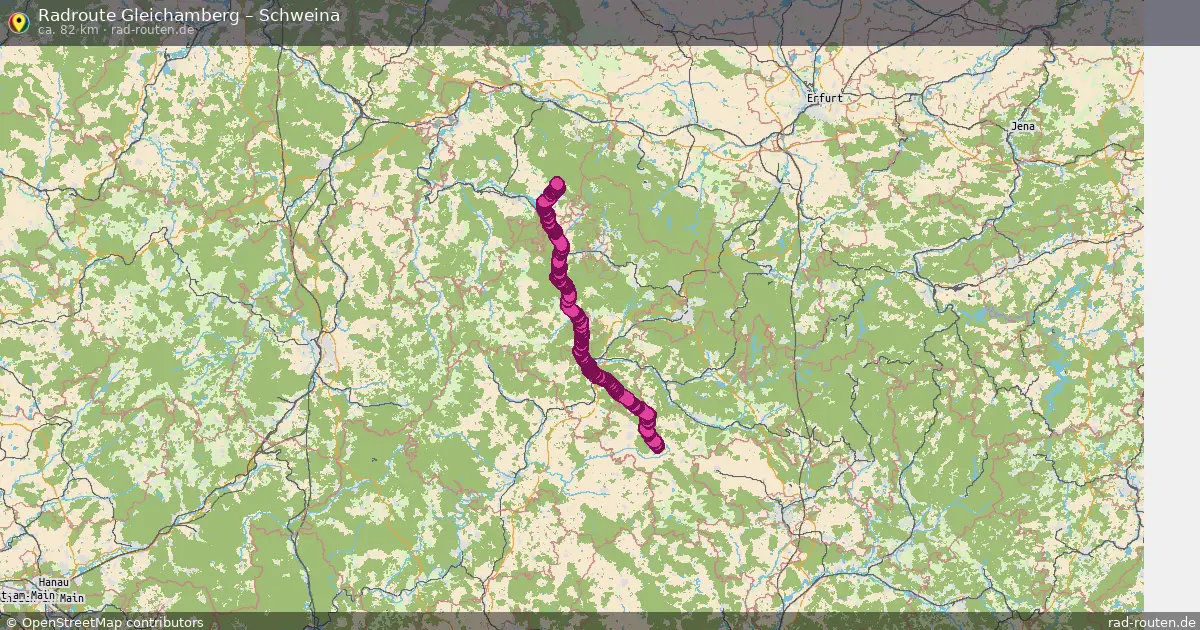 Radtour Gleichamberg – Schweina