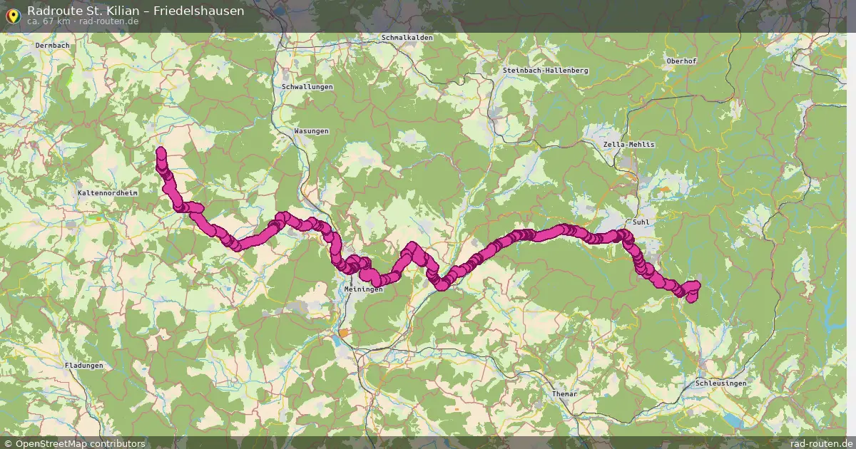 Radtour St. Kilian – Friedelshausen