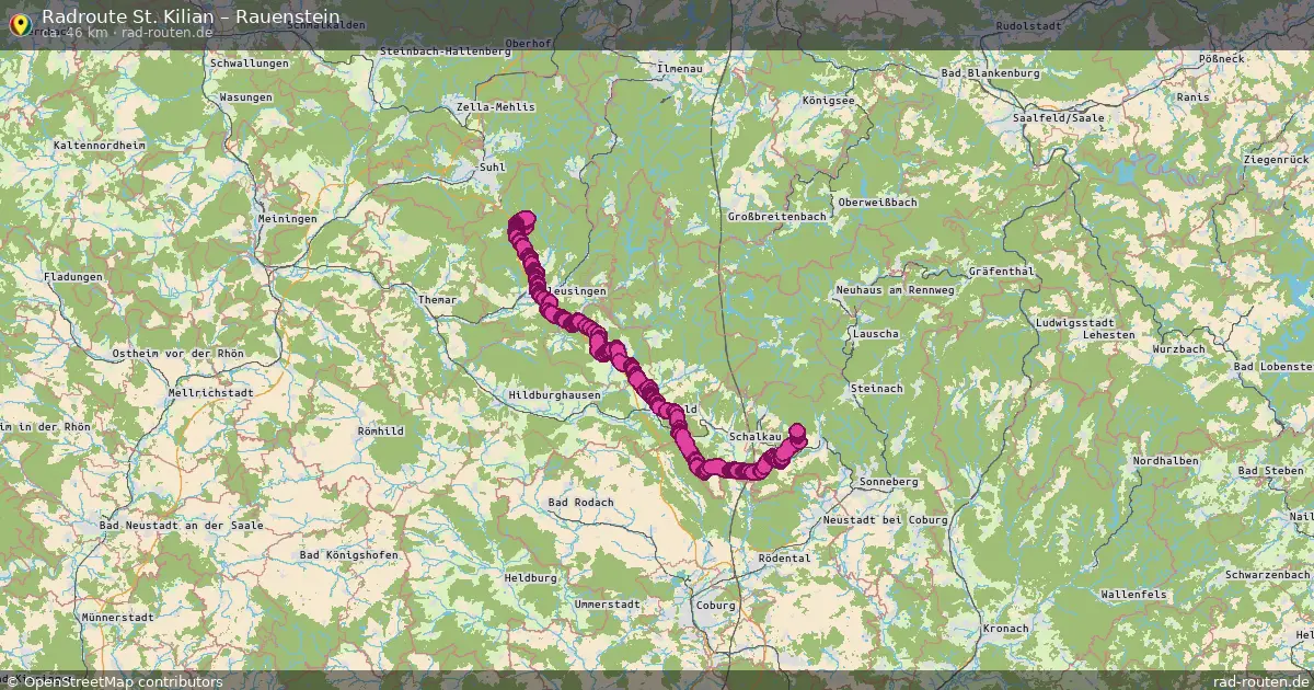 Radtour St. Kilian – Rauenstein