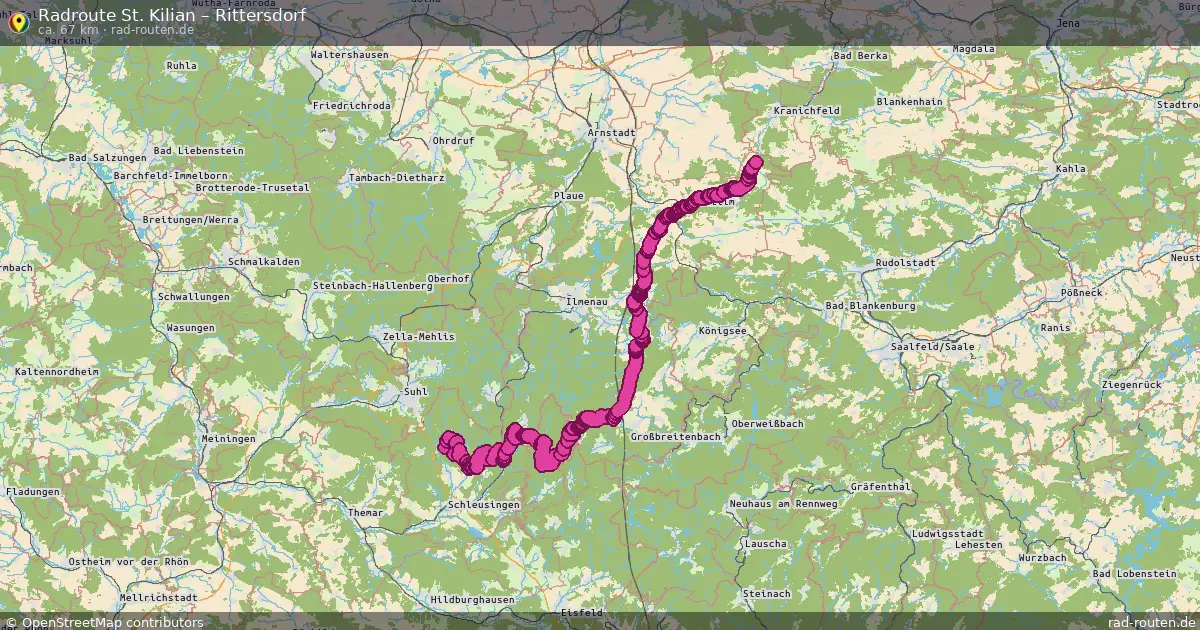 Radtour St. Kilian – Rittersdorf