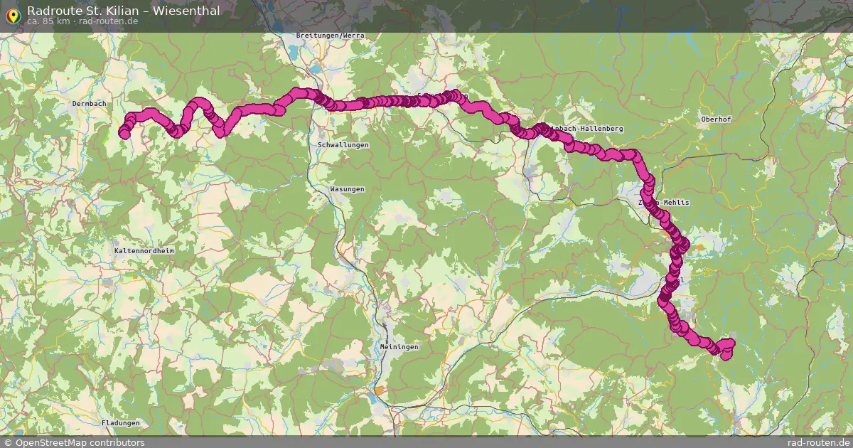 Radtour St. Kilian – Wiesenthal