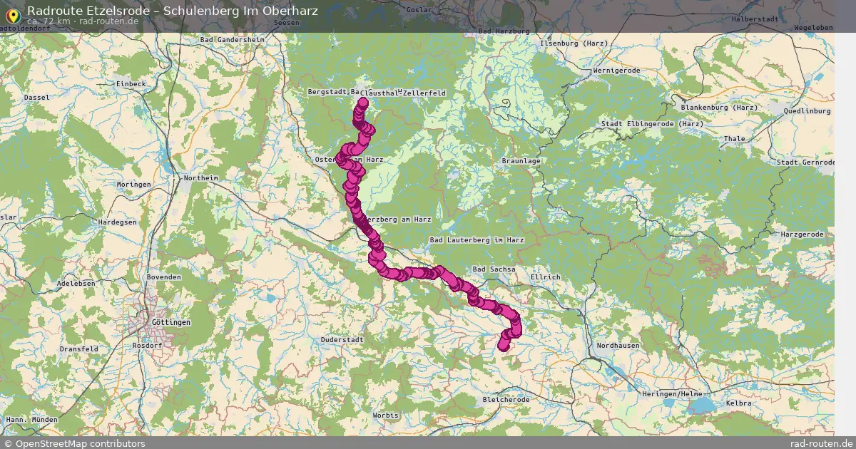 Radtour Etzelsrode – Schulenberg Im Oberharz