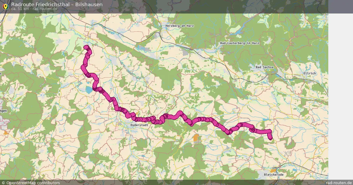 Radtour Friedrichsthal – Bilshausen