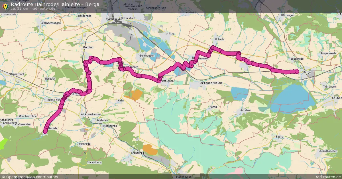 Radtour Hainrode Hainleite – Berga