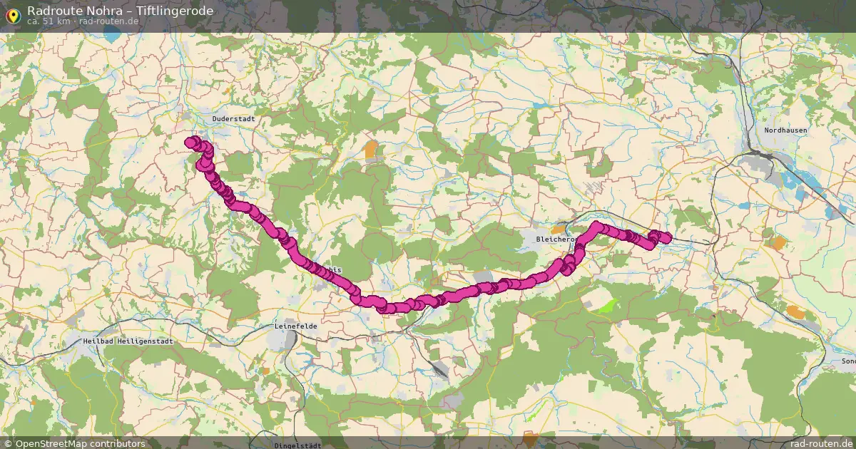 Radtour Nohra – Tiftlingerode