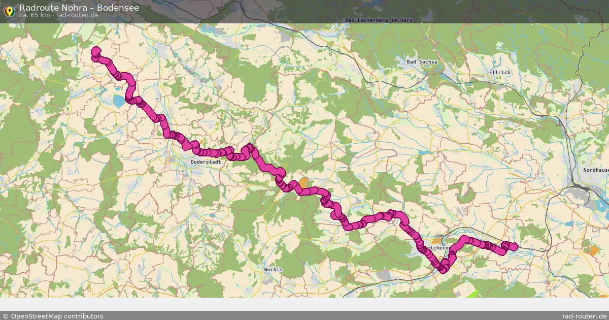 Radtour Nohra – Bodensee