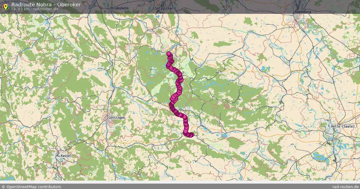 Radtour Nohra – Oberoker