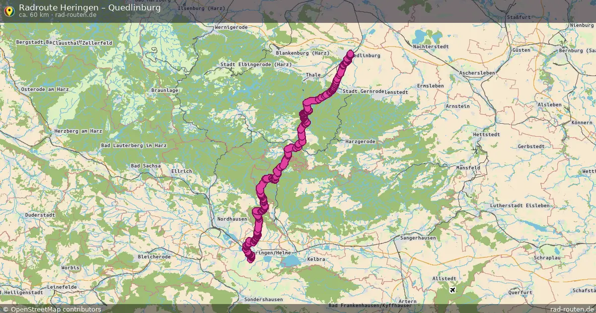 Radtour Heringen – Quedlinburg
