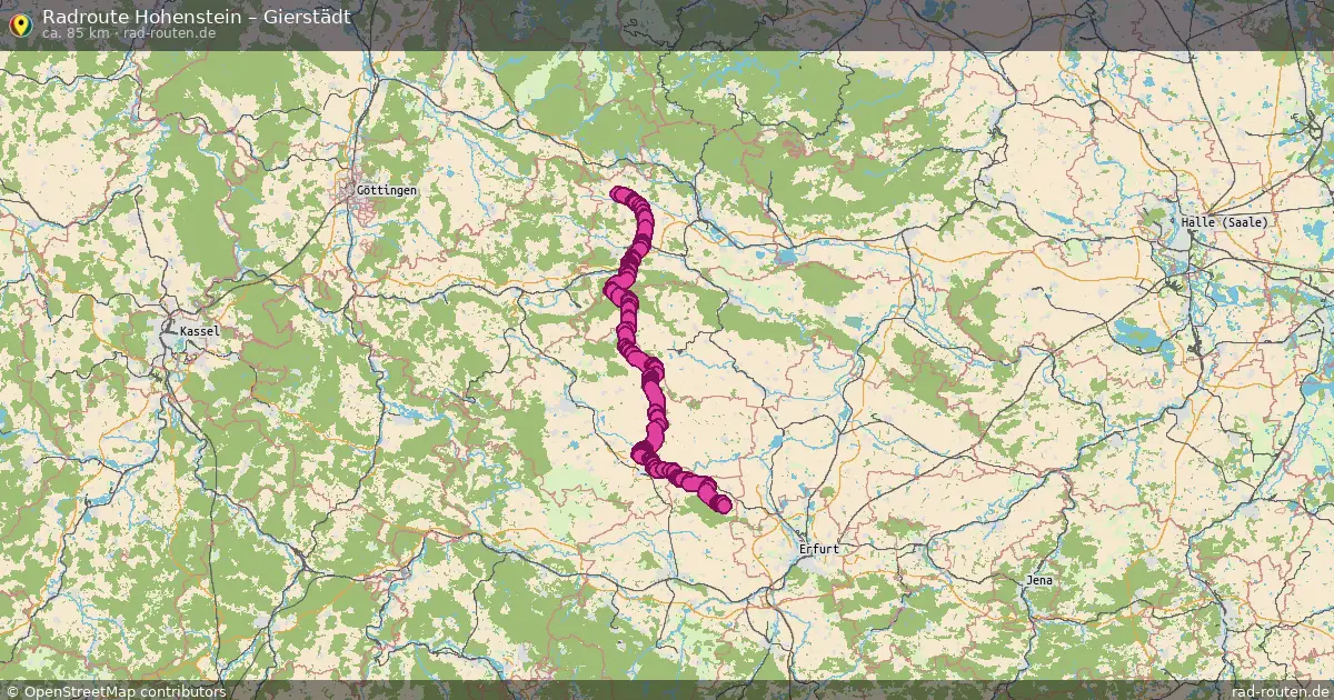 Radtour Hohenstein – Gierstädt