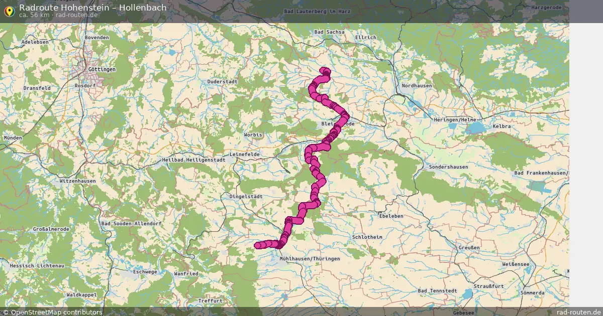 Radtour Hohenstein – Hollenbach