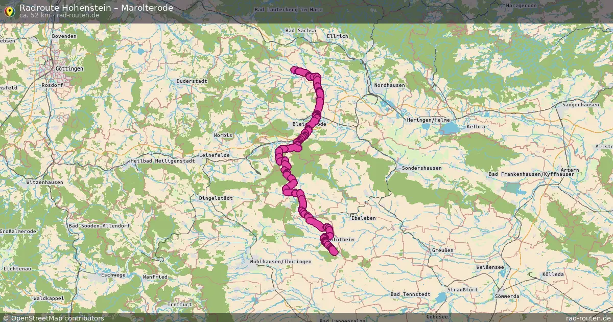Radtour Hohenstein – Marolterode
