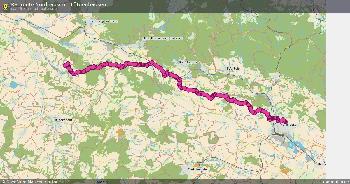 Radtour Nordhausen – Lütgenhausen