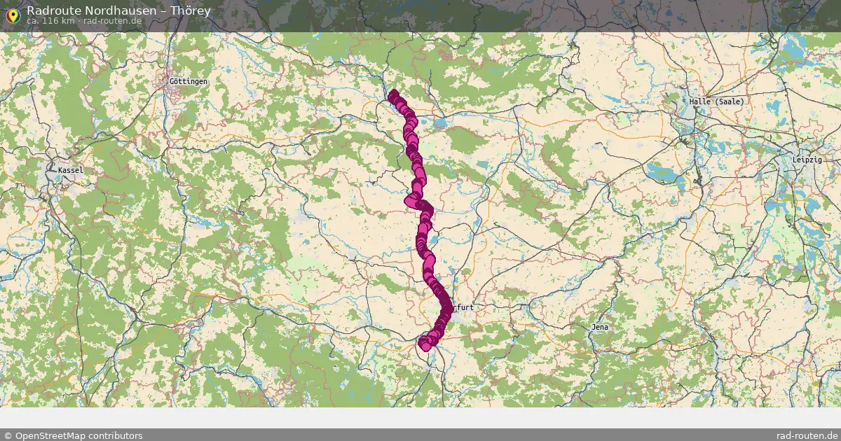 Radtour Nordhausen – Thörey