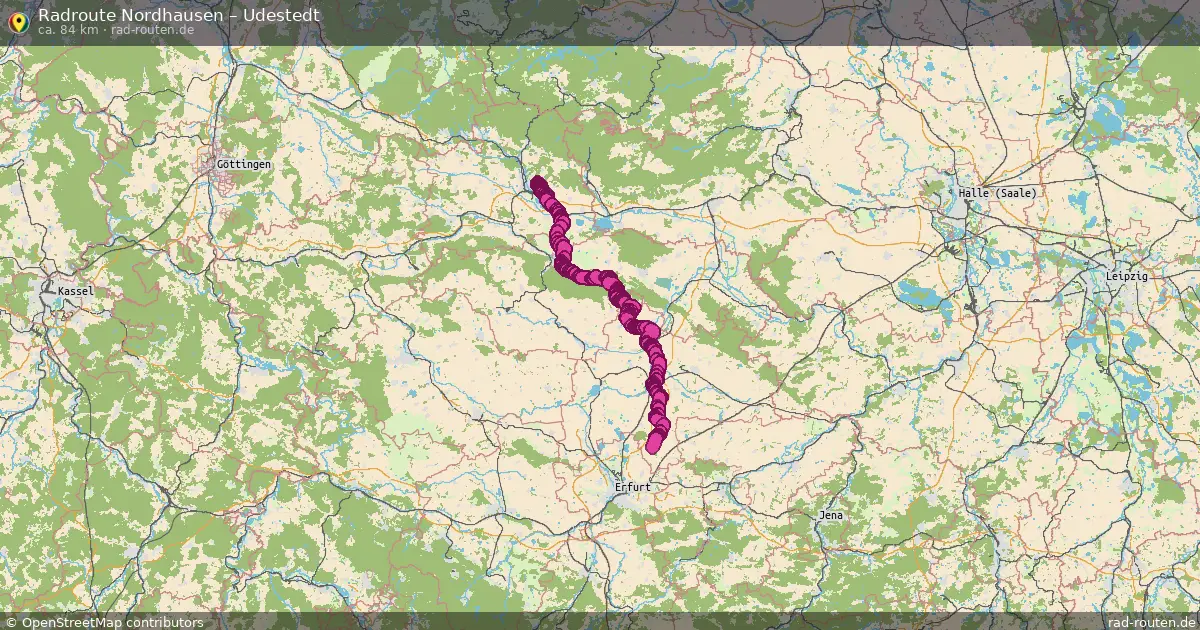 Radtour Nordhausen – Udestedt