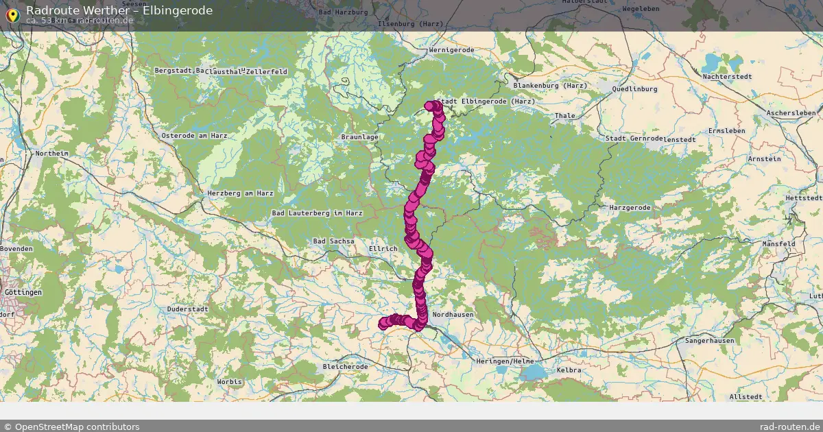 Radtour Werther – Elbingerode