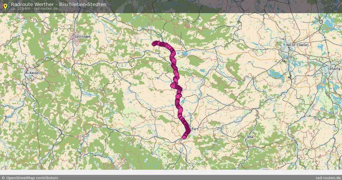 Radtour Werther – Bischleben-Stedten