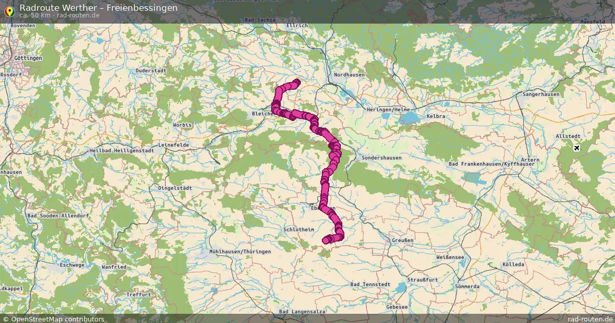 Radtour Werther – Freienbessingen