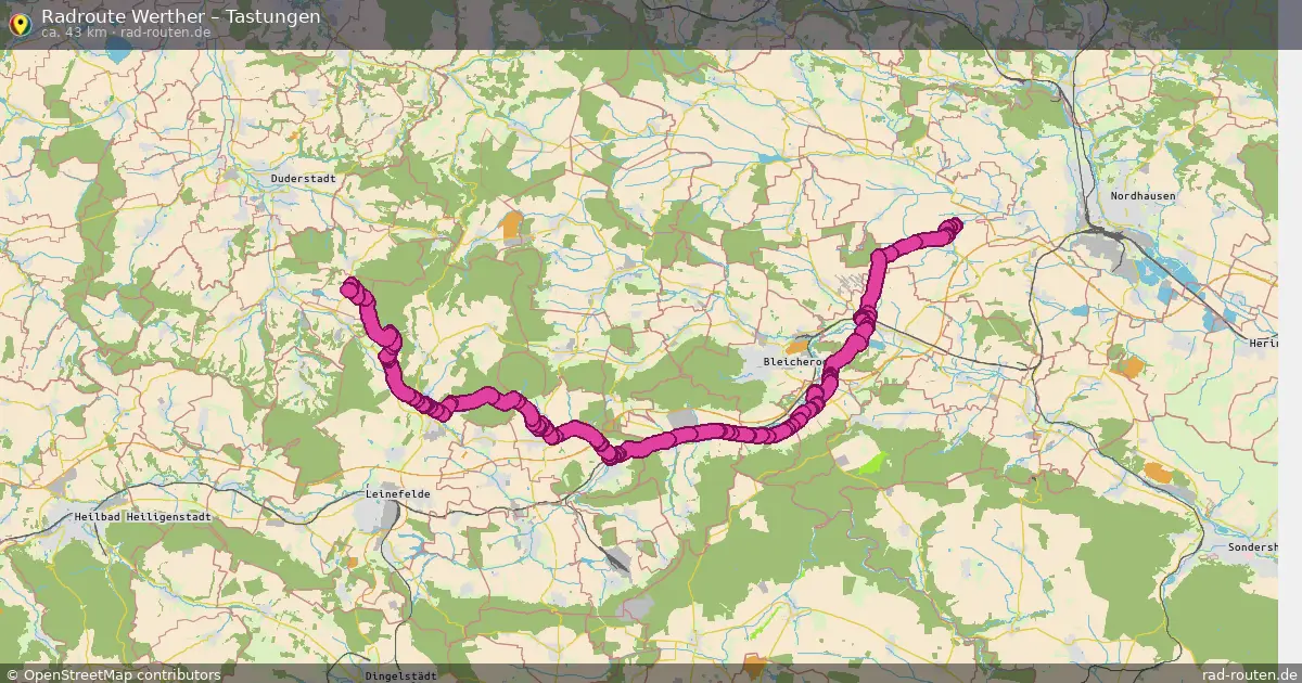 Radtour Werther – Tastungen