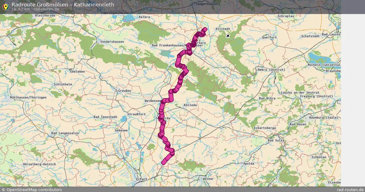 Radtour Großmölsen – Katharinenrieth