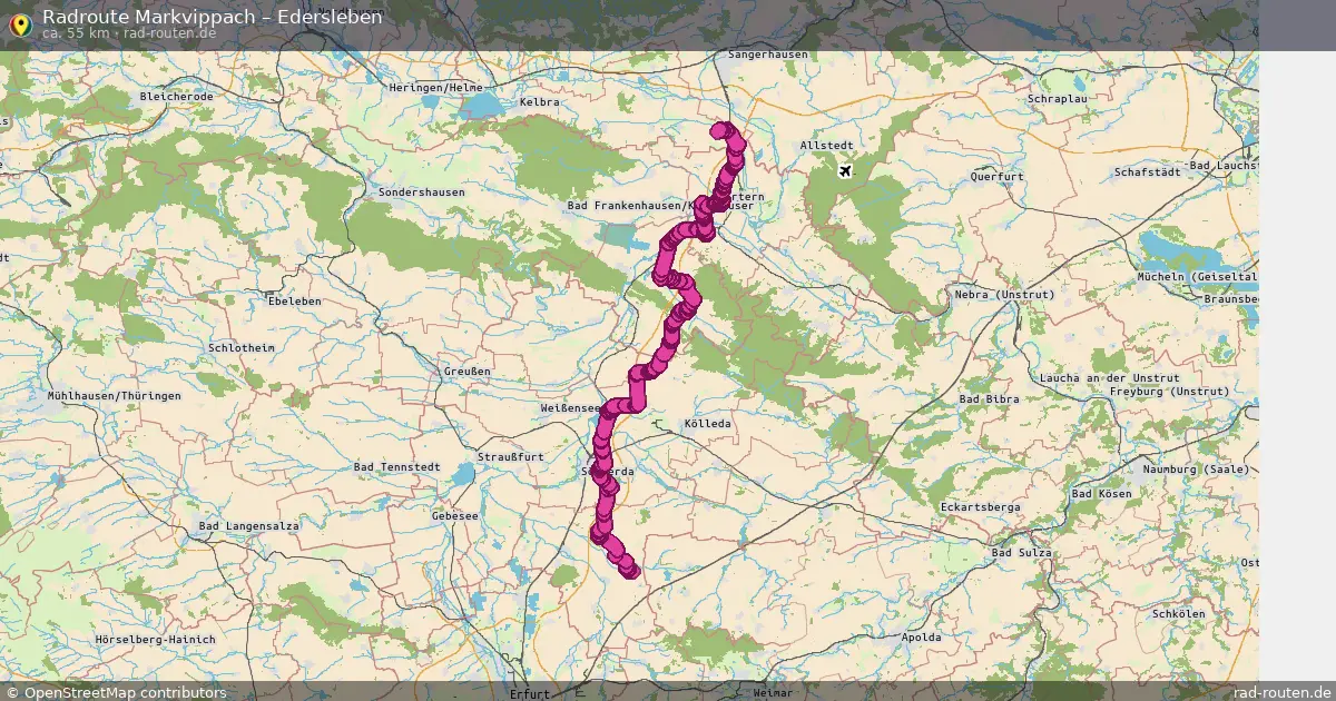 Radtour Markvippach – Edersleben