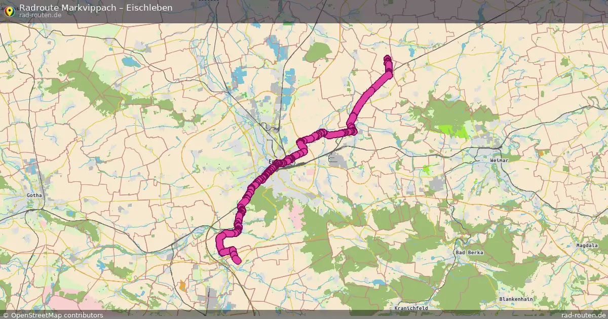 Radtour Markvippach – Eischleben
