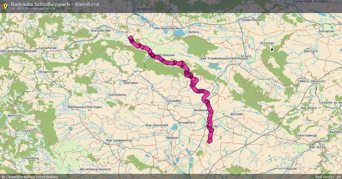 Radtour Schloßvippach – Kleinfurra