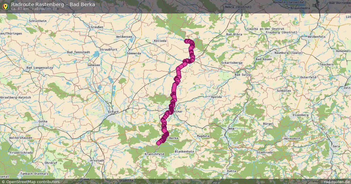 Radtour Rastenberg – Bad Berka