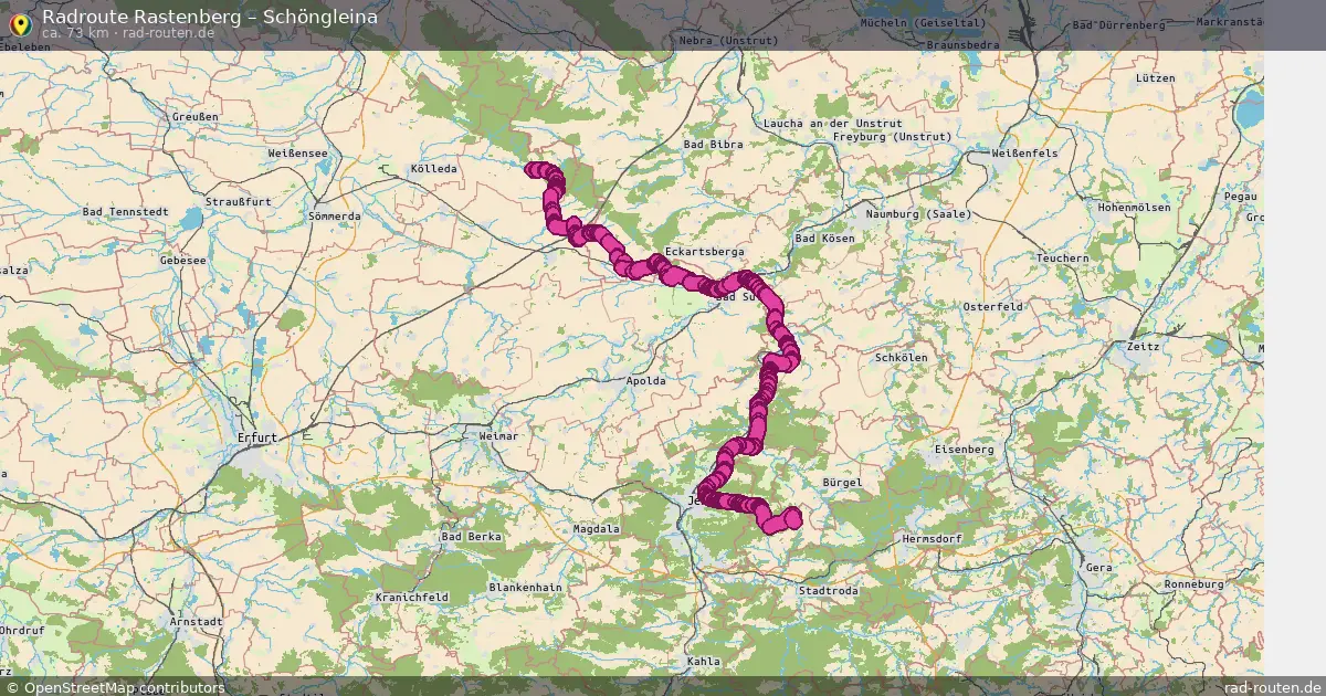 Radtour Rastenberg – Schöngleina