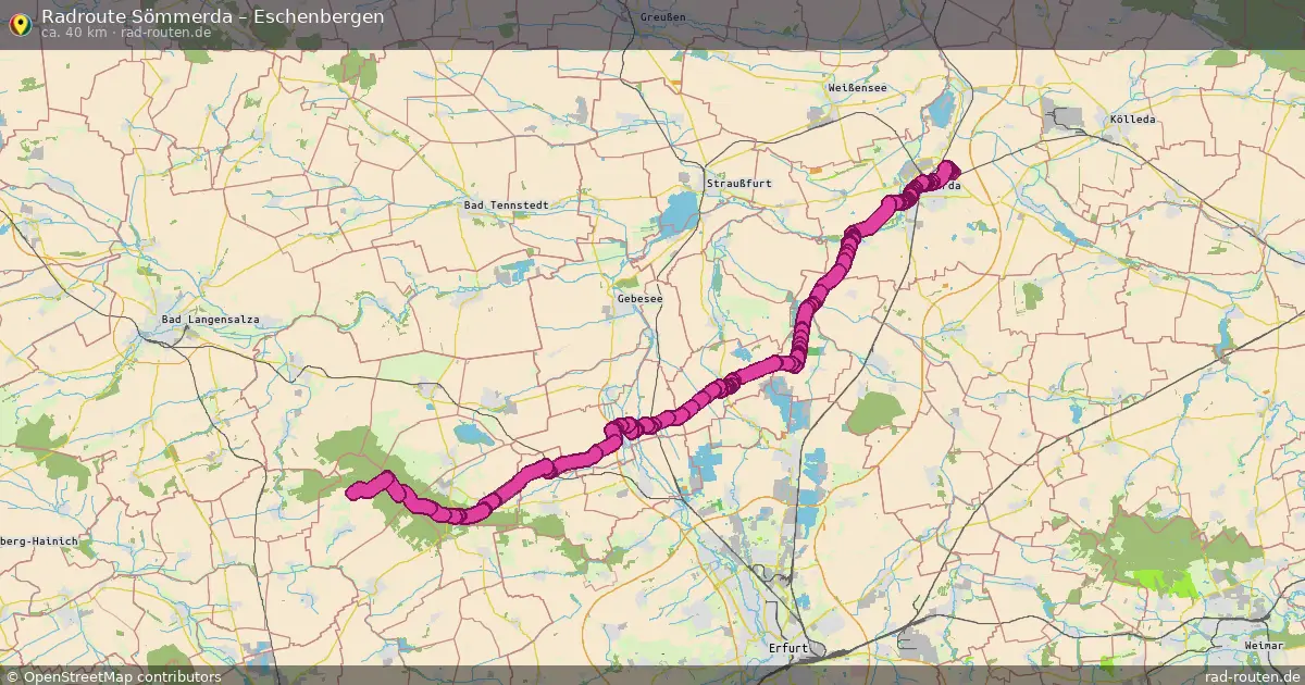 Radtour Sömmerda – Eschenbergen