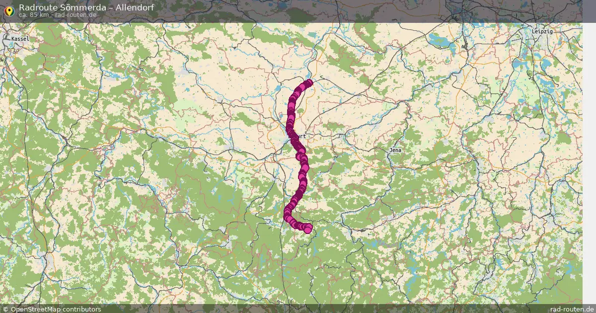 Radtour Sömmerda – Allendorf